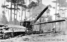 Logging Crane CE Slade Camp Orange Texas TX - Reprint picture
