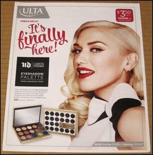2015 Gwen Stefani ULTA Beauty Print Ad Catalog Advertisement No Doubt Singer picture