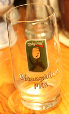 Original Wernesgruner Pils Beer Glass - 0,2L - Wernesgrüner Brewery Germany picture