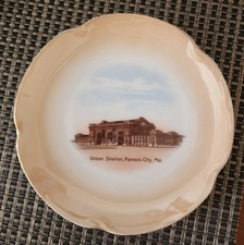 Antique J&C Jaeger Bavaria Souvenir China Kansas City Union Station RR 6