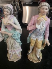 VINTAGE 18TH-CENTURY Rococo Courtier Style FIGURINE. Made In Italy. picture