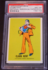 Vintage 1974 WARNER BROS Wonder Bread DC NATIONAL PERIODICAL Clark Kent PSA 8 OC picture