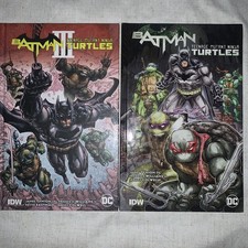 Lot of 2 HCP, Batman/TMNT lll HC (New Sealed) + Batman/TMNT HC W/2 signatures picture
