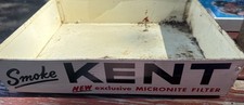 Vintage Smoke  Kent Cigarettes Advertising Metal Counter Tray picture