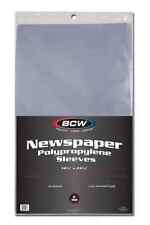 10 BCW Newspaper Sleeves 14x24 Poly Storage Bags Acid Free - Archival Quality picture
