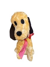 Vintage Snoopy Plush Dog Beagle Peanuts 1950s Mohair Dollcraft Novelty No. 4 picture