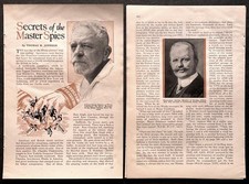 WWI Hindu–German Conspiracy 1932 Exposé “Secrets of the Master Spies” pictorial picture