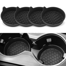 Universal Silicone Non Slip Car Cup Holder Insert Coaster Black Cup Holder Car picture