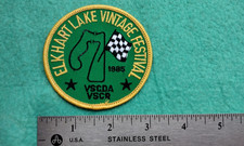 Vintage Elkhart Lake Vintage 1985 Racing Patch picture