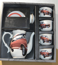 Rare MUSTANG GT Contemporary Tea Set for 4 W/Original Box picture
