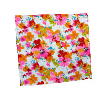 Rare Vintage VHY Hawaiian Textiles Fabric Von Hamm Textured Floral Bright Cloth picture