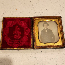 Antique Cabinet Card Albumen Portrait Photo of Men B&W 1850-1899 Union Case picture