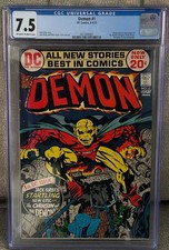 The Demon #1 CGC 7.5 - First Appearance & Origin of Etrigan (Kirby)🔑 picture