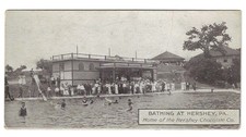Bathing Scene Hershey Pennsylvania PA Home of Hershey Chocolate Vintage Postcard picture