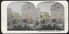 Breach in the Wall at the Jaffa Gate, Hand Colored Stereographic View Card picture