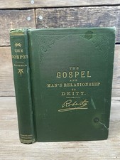 1893 The Gospel B.H. Roberts 2nd Edition LDS Mormon Antique Utah Book picture