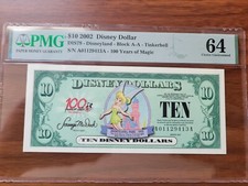 2002 $10 Disney Dollar Tinkerbell picture