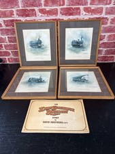 Vintage Group Of 4 Hand Signed Railway Prints East Somerset Railway D Shepherd picture