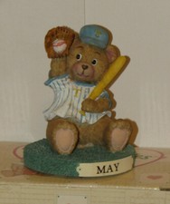 Theadorables May Birthday Bear Papel Figurine picture