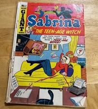 Used Vintage April 1971  #1 Sabrina The Teenage Witch  Comic Book picture