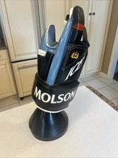 1995 17” MOLSON HOCKEY GLOVE BEER HOLDER COLLECTIBLE DISPLAY MILLER BEER BREW  picture