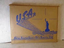 Jumbo Post Cards-Special Souvenir Packet 48 Photos of Historic American places picture