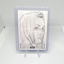 Topps Chrome 2025 Star Wars Sketch Card Indara Signed Cooney picture
