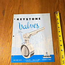 Vintage 1958 Keystone Valve Corp. Bulletin 558 Industrial Valve Catalog Houston picture
