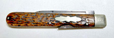 Vintage Jigged Bone Single 1 Blade Pocket Knife Schrade Remington Other Maker picture