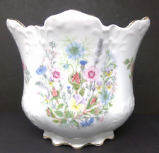 Aynsley Made in England Bone China Wild Tudor Large Victorian Cachepot picture