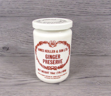Vintage James Keiller & Son Ltd Ginger Preserve  Jar with Lid 16oz picture