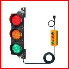 GAJTTR 100-3 4 Inch LED Industrial Traffic Light Red Yellow Green Button Control picture