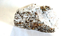 Beautiful Crystal Chalcopyrite on Quartz 118.1 grams picture