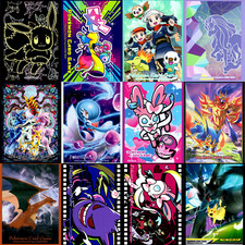 Pokémon TCG Individual Japanese 12pc Card Sleeve Lot - Sylveon Charizard Gengar picture