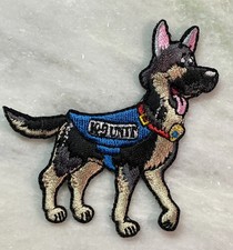 K9 Unit Patch, Police Dog, Perfect for Backpacks, Jackets, Stocking- Heat Sealed picture