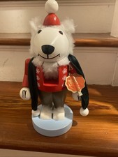 Steinbach Chubby Troll Polar Bear Germany Nutcracker Original With Tags, No Box picture