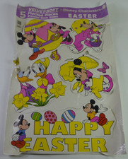 VTG Easter NOS EUREKA Die-Cuts Velvet Soft Flocked Double Sided Disney Rare HTF picture