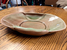 Vintage Ceramic Bonsai Planter USA Pottery MCM Kendrick Bellamy Brown Green MOD picture
