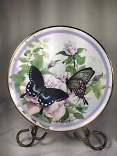 Hamilton Collection Butterfly Garden plate Spicebush Swallowtail 0494B Sweany picture
