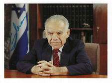 Yitzhak Shamir Signed 4 x 6 Photo / Autographed Israel Judaica picture