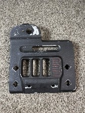 Antique 1930s Mills Diamond 10 Cent Dime Slot Machine Cast Metal Faceplate Part picture