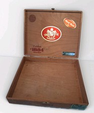 Vintage Cuesta-Rey International Cabinet #1884 Wooden Cigar Box Dominican picture