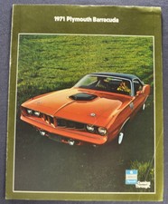 1971 Plymouth Barracuda Brochure Hemi Cuda Gran Coupe Convertible Original 71 picture