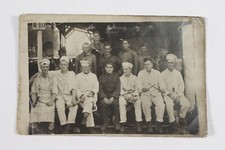 1919 RPPC Community Kitchen Cooks Postcard France? Italy? Belgrano Camp? picture