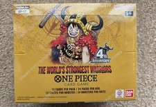 One Piece OP-17 Booster Box World's Strongest Warriors NEW & SEALED ENGLISH OP17 picture