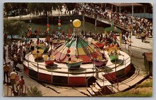 Postcard Tip Top Ride Hershey Park Amusement Park Chocolate Town USA Hershey PA picture