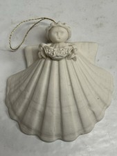 Margaret Furlong 3” Angel Ornament 1995 Shell No Chips Or Cracks Vintage~ picture