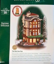 Department 56 Dickens' Village The Red Lion Pub Illuminated 20 Manchester St picture