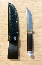 Vintage Western Boulder Colorado CO Fixed Blade Knife with Sheath picture