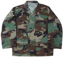 Medium Reg- US Military BDU M81 Woodland Combat Uniform Shirt Field Jacket Top picture